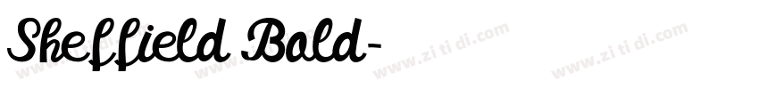 Sheffield Bold字体转换